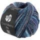Lana Grossa COOL MERINO Big Color | 410-grijs/mintturkoois/donker blauw/royaal/blauw violet