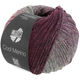 Lana Grossa COOL MERINO Dégradé | 305-braam/grijs rood/grijs