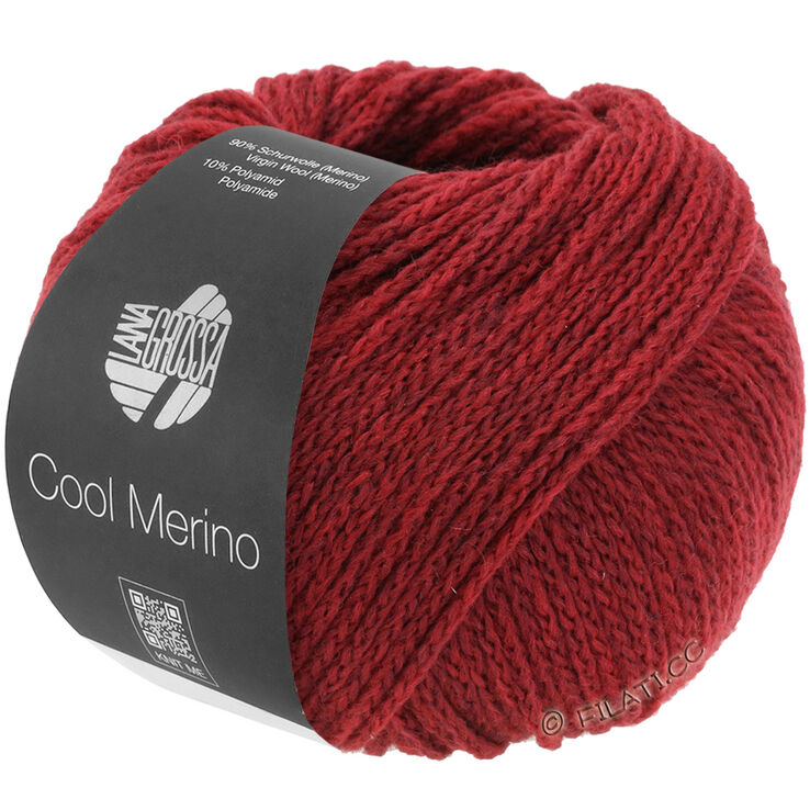 Lana Grossa COOL MERINO | 001-donker rood