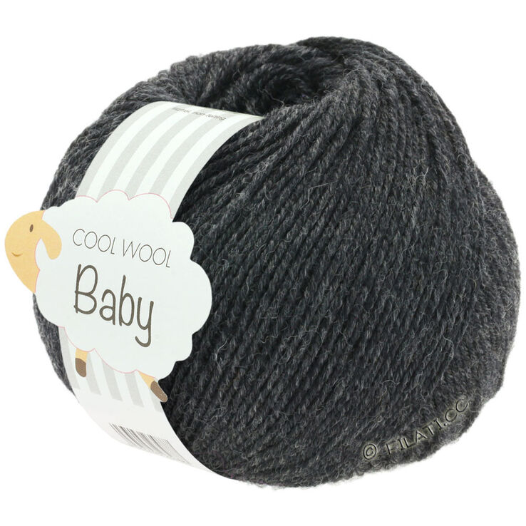 Lana Grossa COOL WOOL Baby 25g | 205-antraciet