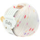 Lana Grossa COOL WOOL Baby 25g | 352-wit/framboos/paars/violet