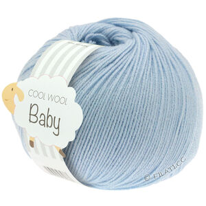 Lana Grossa COOL WOOL Baby Uni/Print 50g | 208-licht blauw