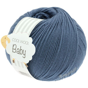 Lana Grossa COOL WOOL Baby Uni/Print 50g | 263-duifblauw