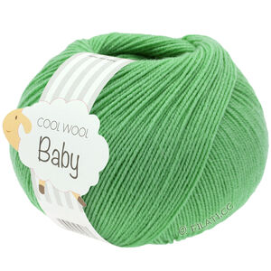 Lana Grossa COOL WOOL Baby Uni/Print 50g | 325-jade groen