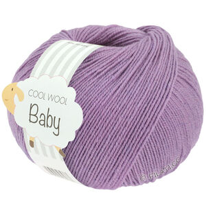 Lana Grossa COOL WOOL Baby Uni/Print 50g | 328-paars