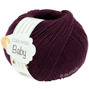 Lana Grossa COOL WOOL Baby Uni/Print 50g | 329-bourgondisch