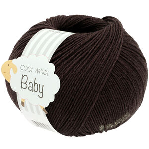 Lana Grossa COOL WOOL Baby Uni/Print 50g | 333-zwartbruin