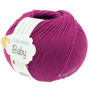 Lana Grossa COOL WOOL Baby Uni/Print 50g | 340-foksia