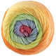Lana Grossa COOL WOOL Big Color | 4036-licht blauw/licht groen/geel/zalm/oranje/anjer