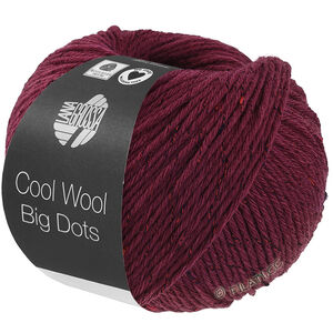 Lana Grossa COOL WOOL Big Dots | 104-bourgondisch