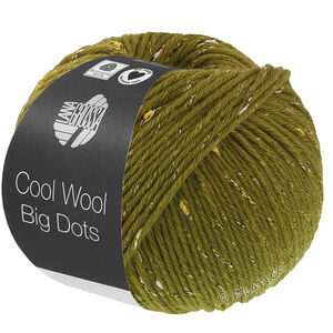 Lana Grossa COOL WOOL Big Dots | 107-olijf groen