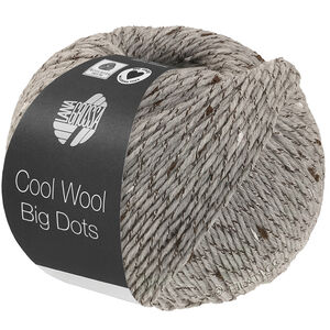 Lana Grossa COOL WOOL Big Dots | 109-licht grijs