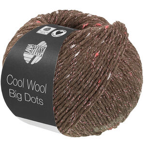 Lana Grossa COOL WOOL Big Dots | 111-grijs bruin