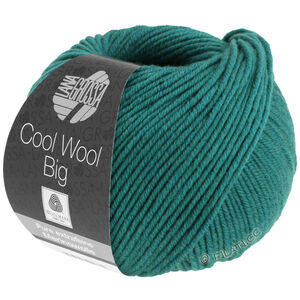 Lana Grossa COOL WOOL Big  Uni/Melange | 1003-blauwgroen