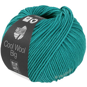 Lana Grossa COOL WOOL Big  Uni/Melange | 1043-turkoois groen