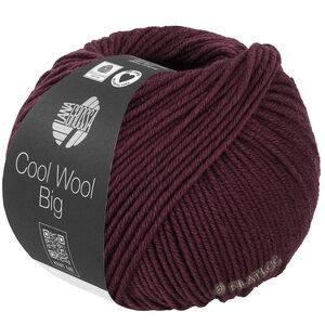 Lana Grossa COOL WOOL Big  Uni/Melange | 1044-zwartrood