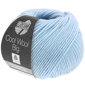 Lana Grossa COOL WOOL Big  Uni/Melange | 0604-licht blauw