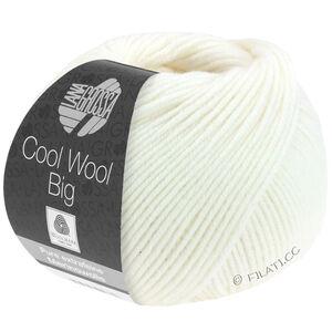Lana Grossa COOL WOOL Big  Uni/Melange | 0615-wit