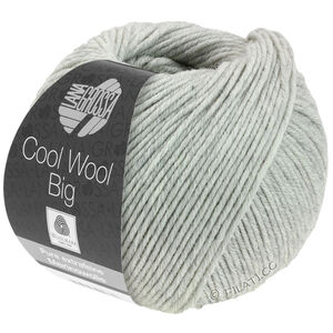 Lana Grossa COOL WOOL Big  Uni/Melange | 0616-licht grijs gemêleerd