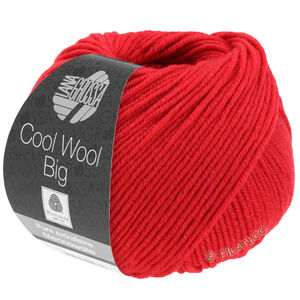 Lana Grossa COOL WOOL Big  Uni/Melange | 0648-karmijnrood
