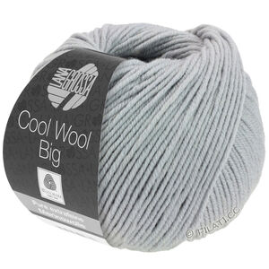 Lana Grossa COOL WOOL Big  Uni/Melange | 0928-middelen grijs