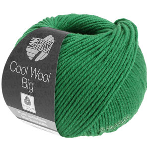 Lana Grossa COOL WOOL Big  Uni/Melange | 0939-donker groen