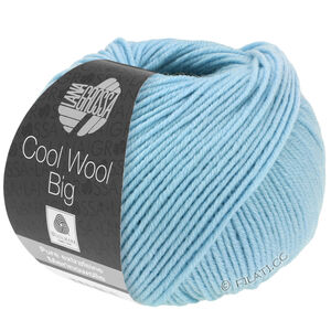 Lana Grossa COOL WOOL Big  Uni/Melange | 0946-hemelsblauw