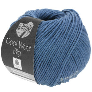 Lana Grossa COOL WOOL Big  Uni/Melange | 0968-duifblauw