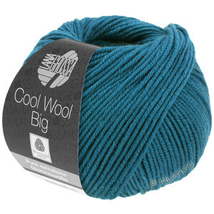 Lana Grossa COOL WOOL Big  Uni/Melange | 0979-donker petrol