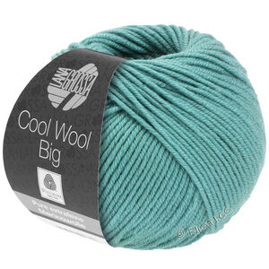 Lana Grossa COOL WOOL Big  Uni/Melange | 0984-licht zeegroen