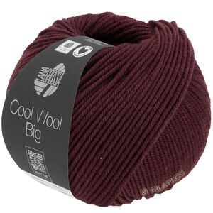 Lana Grossa COOL WOOL Big Mélange (We Care) | 1606-zwartrood gemêleerd