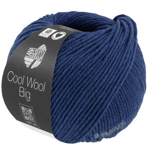 Lana Grossa COOL WOOL Big Mélange (We Care) | 1704-donker blauw gemêleerd