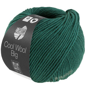 Lana Grossa COOL WOOL Big Mélange (We Care) | 1705-donker groen gemêleerd