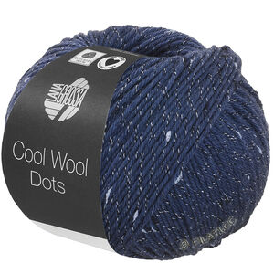 Lana Grossa COOL WOOL Dots | 02-donker blauw