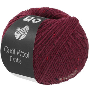 Lana Grossa COOL WOOL Dots | 04-bourgondisch