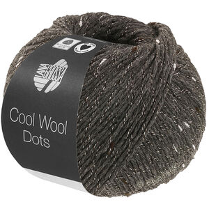 Lana Grossa COOL WOOL Dots | 10-donker grijs