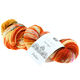 Lana Grossa COOL WOOL Hand-dyed | 101-roest/oranje/ruwe witte/geel/felroze/groen