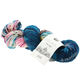 Lana Grossa COOL WOOL Hand-dyed | 104-turkoois/donker petrol/rose/felroze/zwartbruin