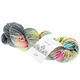 Lana Grossa COOL WOOL Hand-dyed | 105-middelen grijs/donker grijs/rose/felroze/turkoois/oranje