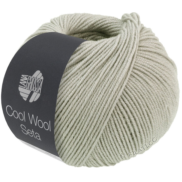 Lana Grossa COOL WOOL Seta | 05-zijdegrijs