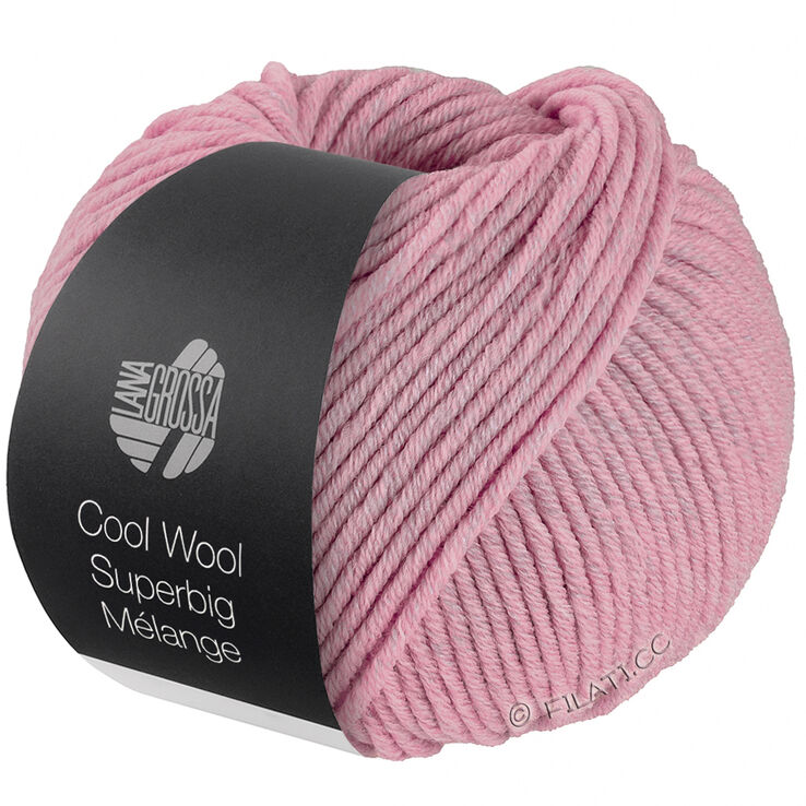Lana Grossa COOL WOOL Superbig Mélange | 201-rose gemêleerd