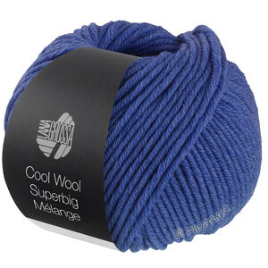 Lana Grossa COOL WOOL Superbig Mélange | 207-blauw gemêleerd