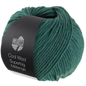 Lana Grossa COOL WOOL Superbig Mélange | 210-donker groen gemêleerd