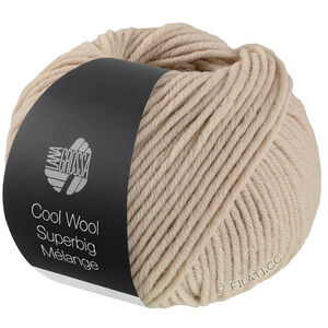 Lana Grossa COOL WOOL Superbig Mélange | 214-beige gemêleerd