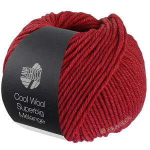 Lana Grossa COOL WOOL Superbig Mélange | 223-kersenrood gemêleerd