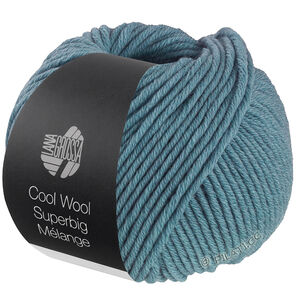Lana Grossa COOL WOOL Superbig Mélange | 227-duifblauw gemêleerd