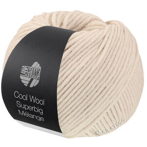 Lana Grossa COOL WOOL Superbig Mélange | 233-grège gemêleerd