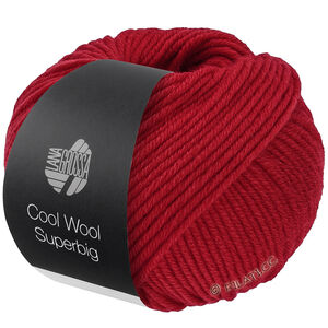 Lana Grossa COOL WOOL Superbig | 08-kersenrood