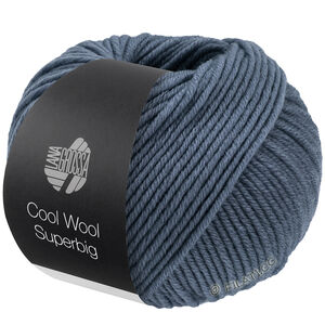 Lana Grossa COOL WOOL Superbig | 18-staalblauw