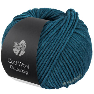 Lana Grossa COOL WOOL Superbig | 32-blauw petrol